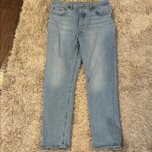 Levi's Blue Straight Leg Jeans